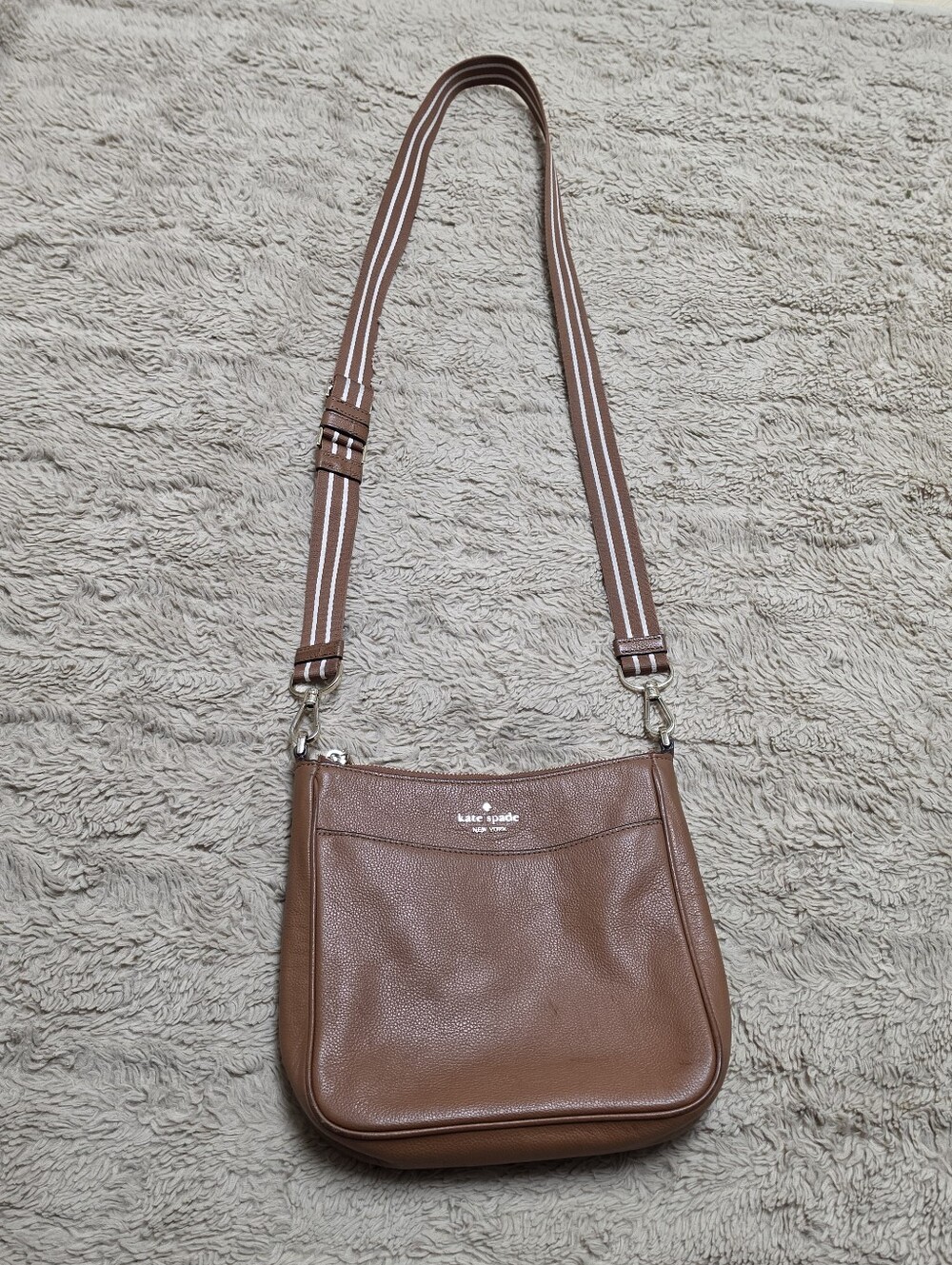 kate spade Tan Leather Crossbody Bag - Picture 2 of 14